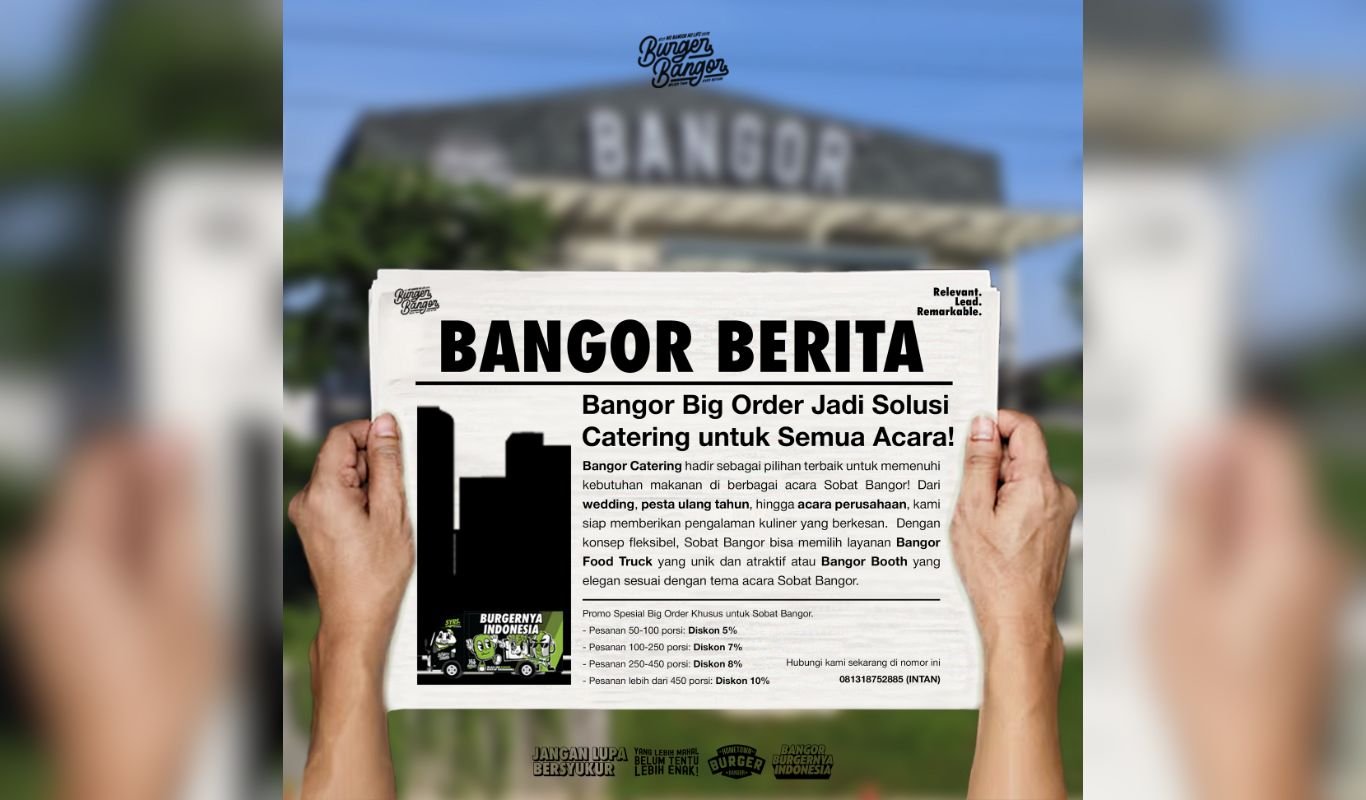 Ramaikan Gathering Kantor dengan Catering Praktis Bangor Big Order